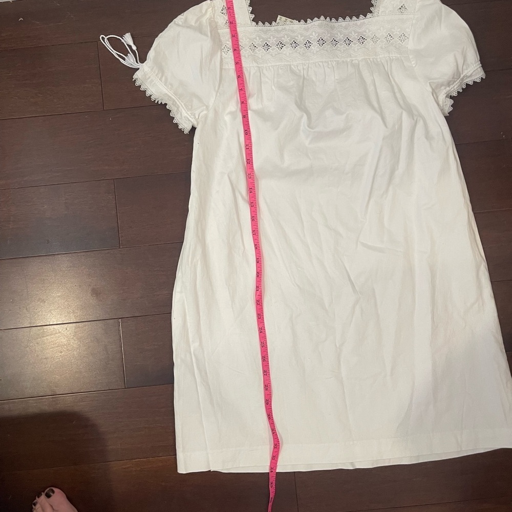 nwt madewell medium Elegant White Eyelet Dress sold out - Picture 4 of 7